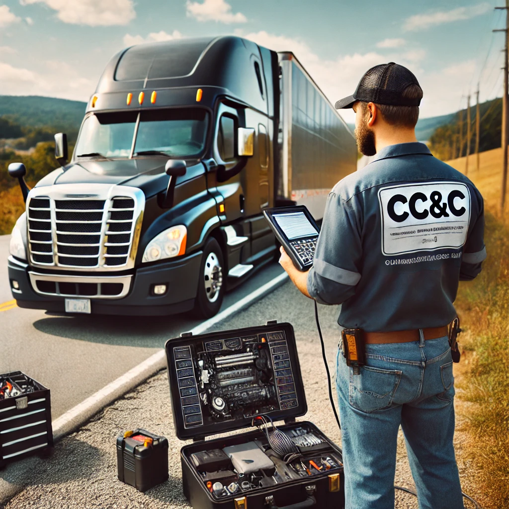 Truck Repairs and Computer Diagnostics by CC&C Roadside Truck & Trailer Repair