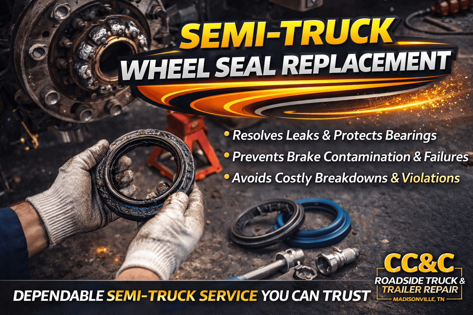 Semi-Truck Wheel Seal Replacement
