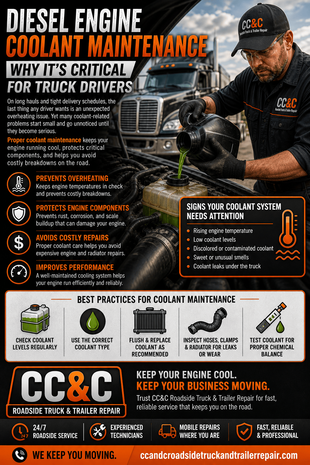Diesel Engine Coolant Maintenance