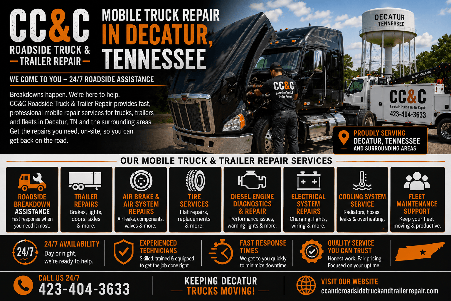 Decatur Tennessee Mobile Truck Repair