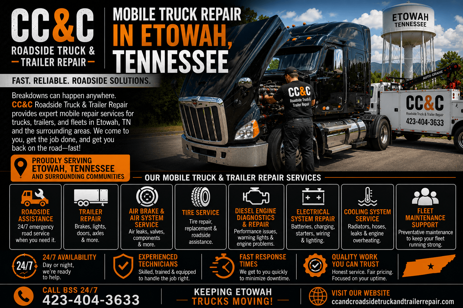 Etowah Tennessee Truck Repair Services