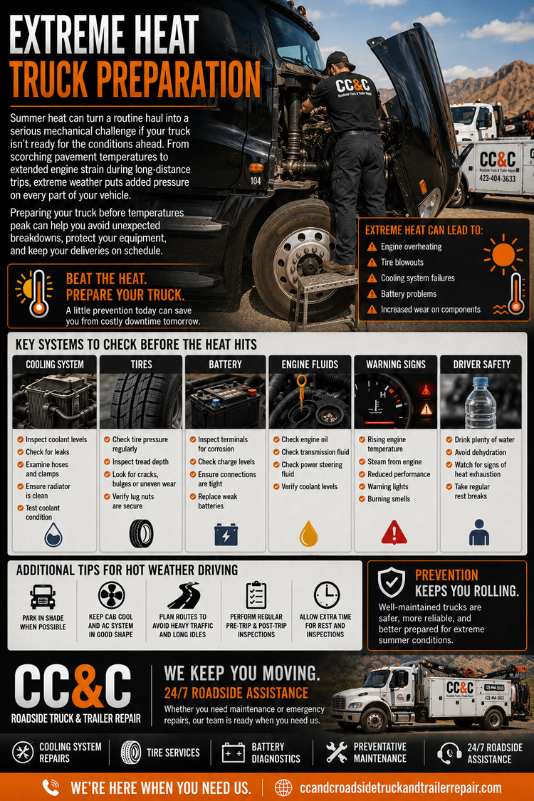 Extreme Heat Truck Preparation