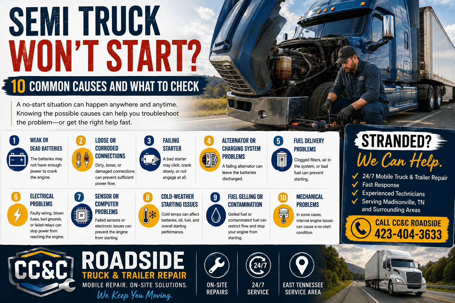 Semi Truck Won't Start